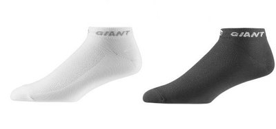 公司貨 捷安特 GIANT ALLY 吸濕排汗 自行車裸襪 運動襪  黑、白2色 三雙入/組