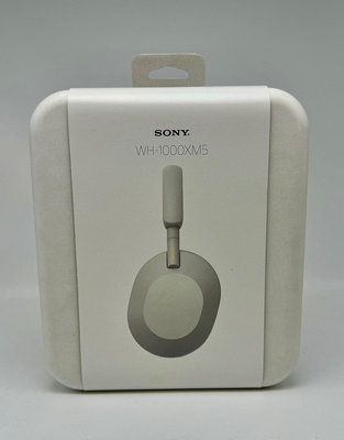 【高雄青蘋果3C】SONY 索尼 WH-1000XM5 無線 降噪耳罩耳機 旗艦藍牙耳機 柏金銀 全新未拆#89708