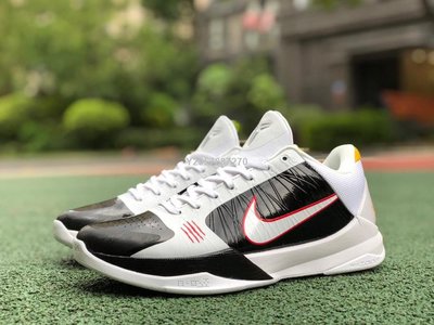 Nike Zoom Kobe 5 李小龍 黑白 實戰 防滑 籃球鞋CD4991-101