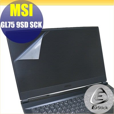 【Ezstick】MSI GL75 9SD GL75 9SCK 靜電式筆電LCD液晶螢幕貼 (可選鏡面或霧面)