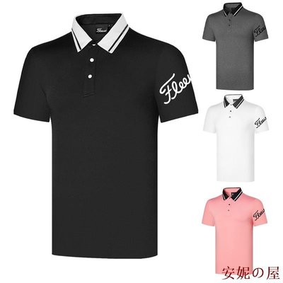 MK生活館TITLEIST 高爾夫T恤服裝男戶外運動短袖韓版休閒時尚運動POLO衫 5454