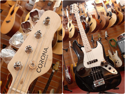 ♪♪學友樂器音響♪♪ CORONA Standard Jazz Bass J20F M 電貝斯 楓木指板 原廠琴袋