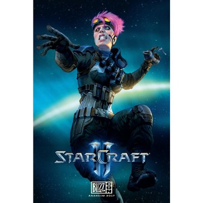 【丹】暴雪商城_StarCraft II Mira Han Poster 星海爭霸 海報