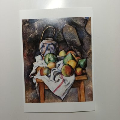 法國明信片 畫家 保羅·塞尚（Paul Cézanne）作品 懷舊 佈置