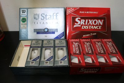 (全新)wilson staff+srixon distance 高爾夫球