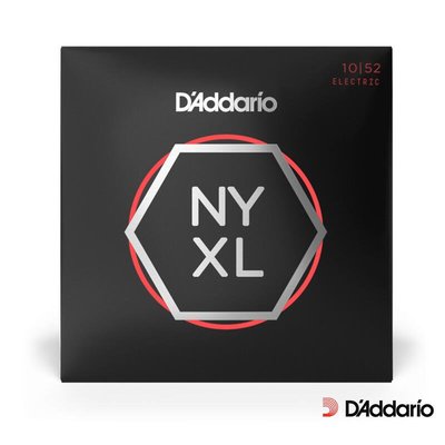 【又昇樂器 . 音響】DAddario NYXL 10/52 Nickel Wound 電吉他弦