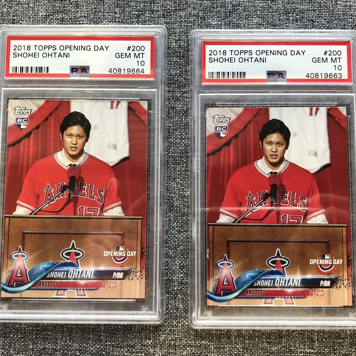 PSA10】大谷翔平 2018 Topps Opening Day RC-