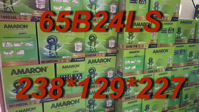 ☆鋐瑞電池☆ALTIS WISH 汽車電瓶 65B24LS AMARON電池 K14 CRV 愛馬龍電池 限量100顆