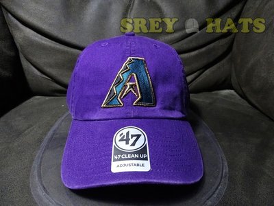 [SREY帽屋]預購＊47 Brand CLEAN UP MLB 亞歷桑納響尾蛇 復古LOGO 美國限定 棒球帽 老帽