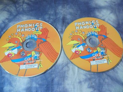 【彩虹小館】Z21兒童CD~PHONICS HANDOUT CD1+CD2