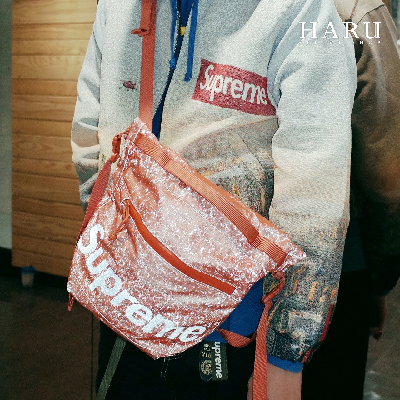 現貨☆HAru☆SUPREME 20FW AERIAL TAPESTRY HARRINGTON JACKET 大都會