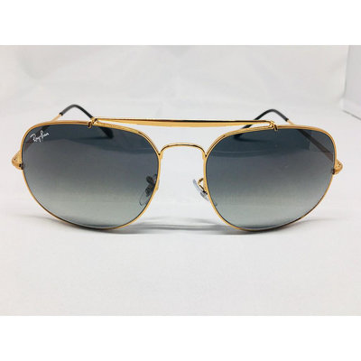 RAY BAN雷朋RB3561 197/71經典騎士造型金屬方框太陽眼鏡*