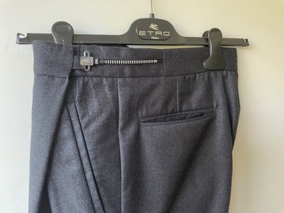 全新真品正品 義大利原廠製造 Emporio Armani 鐵灰色西裝褲/休閒長褲