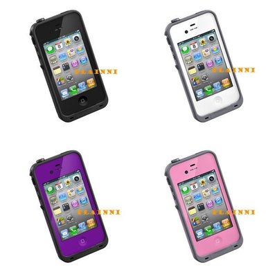 【PLAINNI現貨】 LifeProof Store iPhone 4/4S Case–Gen2 第二代手機保護套 (黑、白、紫、粉) 保護殼