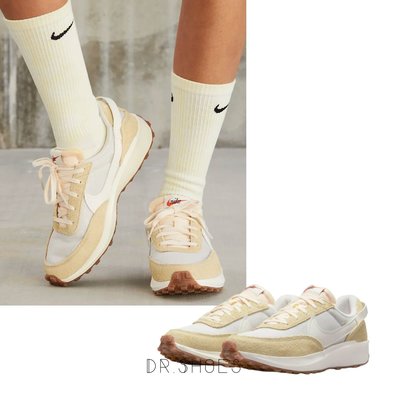 【Dr.Shoes 】免運Nike WAFFLE DEBUT VNTG 米色 休閒鞋 女鞋 DX2931-001