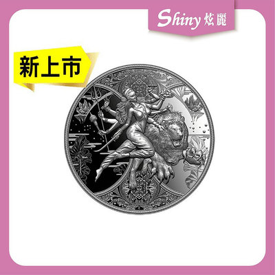 【炫麗銀樓】🇨🇲2024喀麥隆印度神話 - 杜迦女神銀幣1盎司🗽｜999純銀 1oz 一盎司