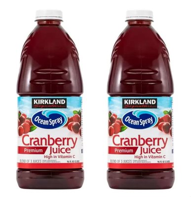 Costco好市多「線上」代購《Kirkland科克蘭 蔓越莓綜合果汁 2.83公升 X 2入》#596444