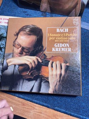 【二手】克萊默演奏巴赫6首小提琴無伴奏荷蘭首版3lp,品相：4面 LP黑膠 磁帶 CD【廣聚當】-2999