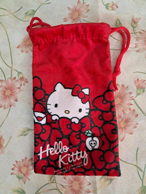 （全新）正版Hello kitty 手機袋