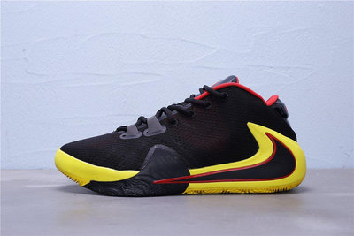 Nike Zoom Freak 1 EP 黑紅黃 字母哥 運動籃球鞋 男鞋 BQ5422-003【ADIDAS x NIKE】