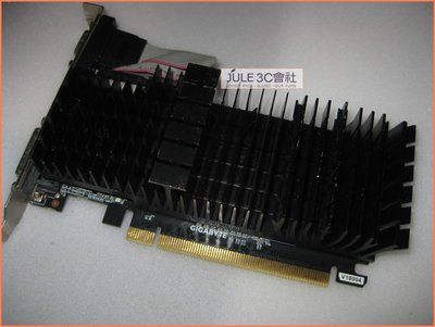 JULE 3C會社-技嘉 N710SL-2GL GT710/DDR3/2G/19W/短卡/靜音版/良品/PCIE 顯示卡