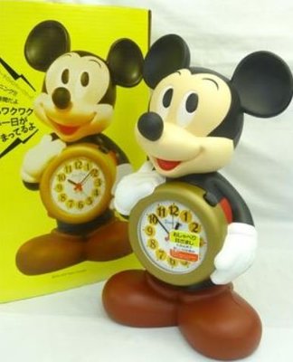 鼎飛臻坊 Disney 米奇 立體造型 時鐘 擺飾 絕版 日本正版 現貨