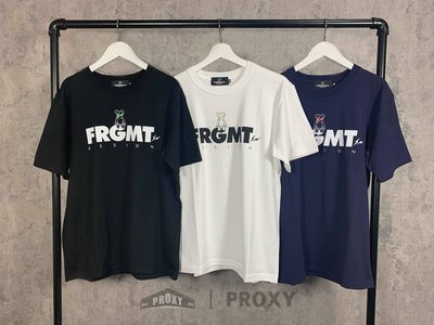 【PROXY】BE@RTEE Fragment Design FRGMT LOGO 熊展 限定 短袖 黑白藍
