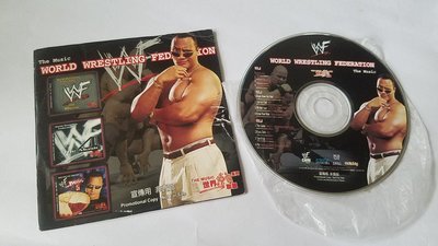 絕版試聽片CD WWF世界摔角聯盟WORLD WRESTLING FEDERATION MUSIC巨石強森The Rock