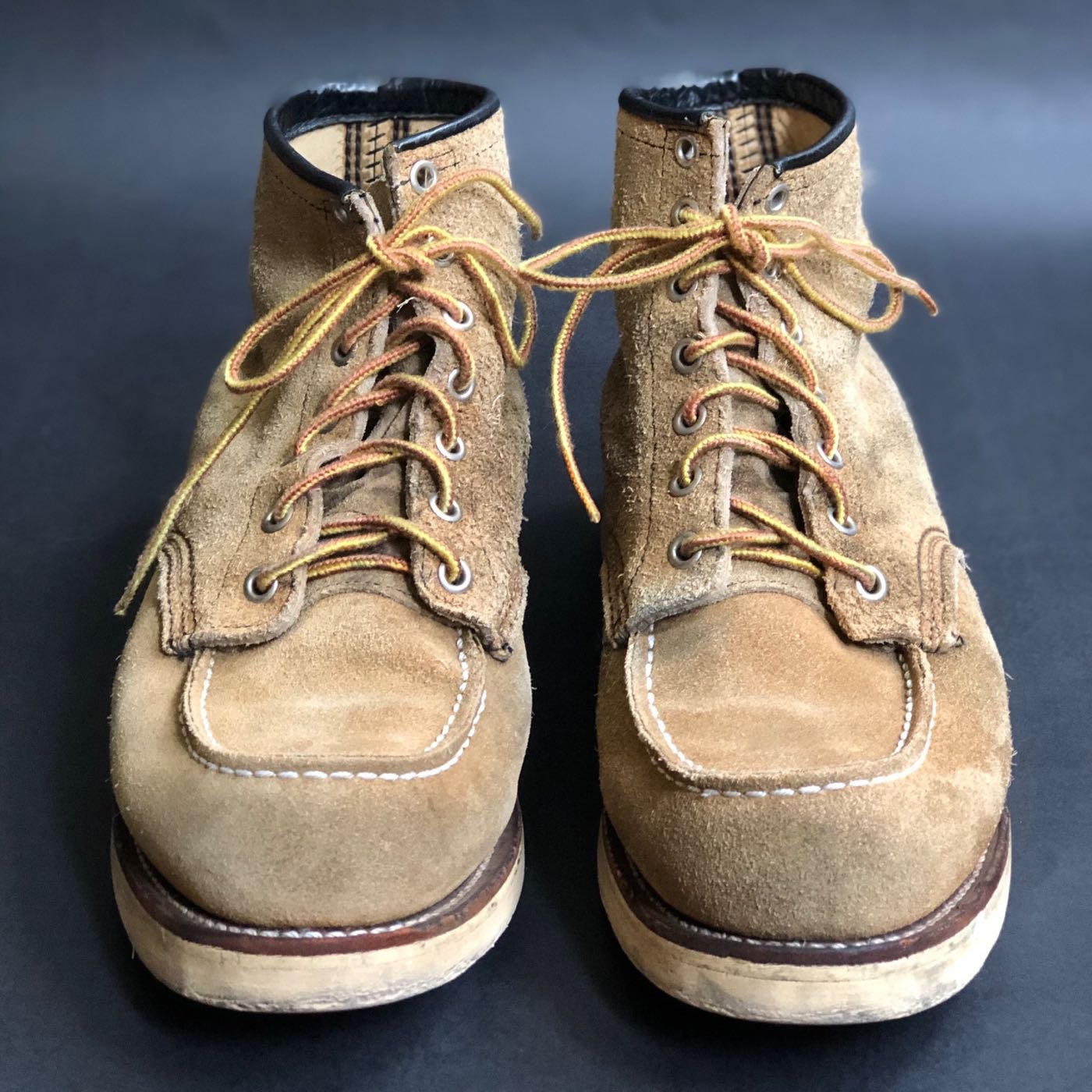 充実の品 美品四角犬タグ RED WING Classic Moc No.8179 8.5 ブーツ