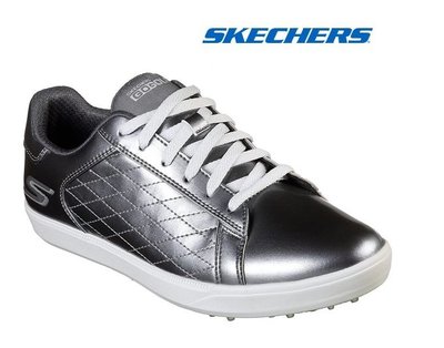 藍鯨高爾夫 SKECHERS女款兩用 高爾夫球鞋 #14881/PEW -灰 【零碼出清】