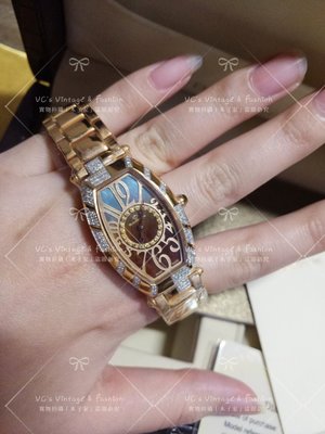 「二手奢品」BIJOUMONTRE｜全新 瑞士寶爵費加洛二世鑽錶(5161T) 腕表 手錶 玫瑰金錶殼＆鍊帶 女錶
