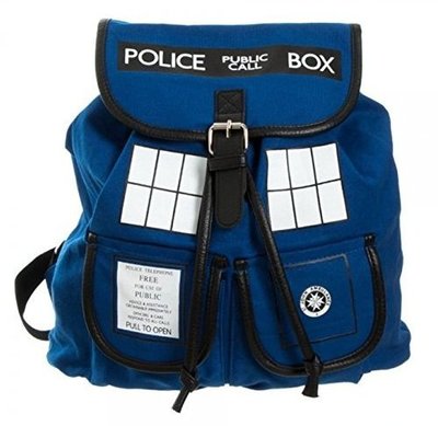 【丹】A_Doctor Who TARDIS Knapsack Backpack 超時空奇俠 後背包