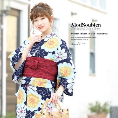 03日本和服浴衣女 傳統款式 變織棉 日本旅遊寫真和服浴衣