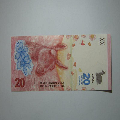 A冠 阿根廷20比索...314 錢幣 紙幣 紀念鈔【奇摩收藏】