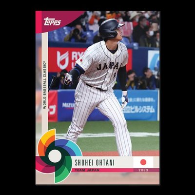 [全新未拆封] 2023 Topps WBC經典賽卡盒(1盒20張卡沒有中華隊