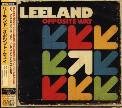 (甲上唱片) LEELAND - Opposite Way  - 日盤+1BONUS