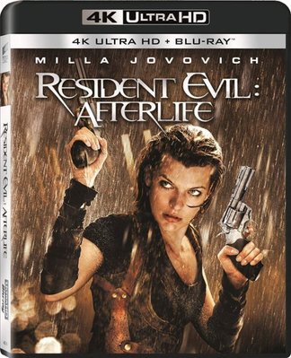 BD 全新美版【惡靈古堡4：陰陽界】【Resident Evil】Blu-ray 4K藍光 UHD + BD