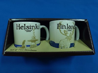 Starbucks FINLAND & HELSINKI Espresso Coffee Mugs 3oz