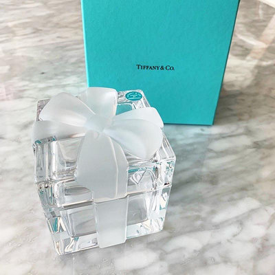 《TIFFANY & CO.》正品全新 原廠水晶玻璃首飾盒（德國製）