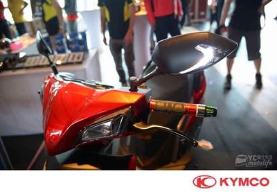 YC騎士生活_KYMCO光陽精品 RACING S LED定位燈 後視鏡 組 G6 RCK 雷霆王 LED方向燈 後視鏡