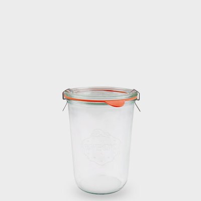 德國 WECK 743 玻璃罐 Mold Jar 850ml 單入 (含密封圈+扣夾) 密封罐 現貨 附發票