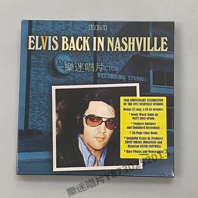 時光書 貓王 Elvis Presley 重返納什維爾 Back in Nashville 4CD