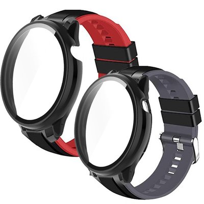 【amazfit 華米】gtr mini 表帶 GTR 4 錶帶矽膠智能手錶腕帶運動錶帶玻璃全覆蓋屏幕保護膜保護殼