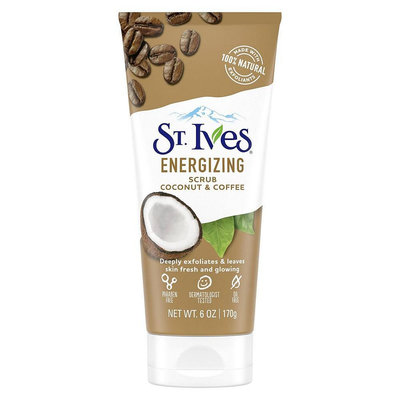 【ST. Ives 聖艾芙】磨砂洗面乳-椰子+咖啡(6oz/170g)【6054】