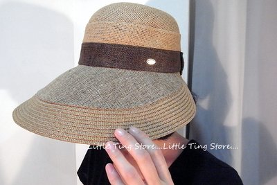 韓國專櫃帽精緻亞麻草帽鴨舌帽防曬大帽緣全包覆遮陽帽高爾夫球帽看不起眼的帽子戴起來超有型