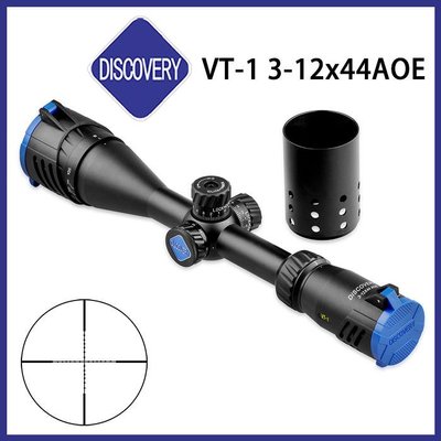 《GTS》DISCOVERY發現者 VT-1 3-12X44AOE 真品狙擊鏡 抗震 防水防霧-CYDY40