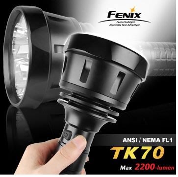 【LED Lifeway】Fenix TK70 (公司貨-特價1組)2200流明 強光遠射搜索 手電筒 (4*1號電池)
