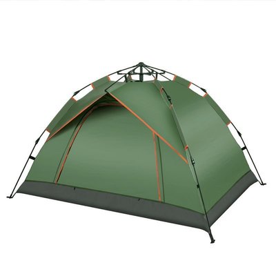 促銷 戶外野營帳篷2-4人野外加厚防雨曬超輕便速開全自動折疊遮陽裝備可開發票