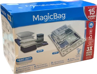 ［代購］MagicBag 真空壓縮收納袋15入 #1600355