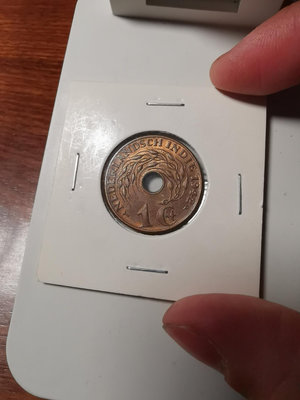 荷屬東印度 1942年 1分 銅幣 外國硬幣收藏 東印度 c64643